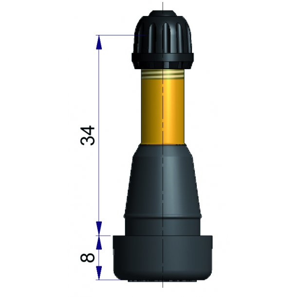 Ventil tubeless kombi 600HP - Schrader