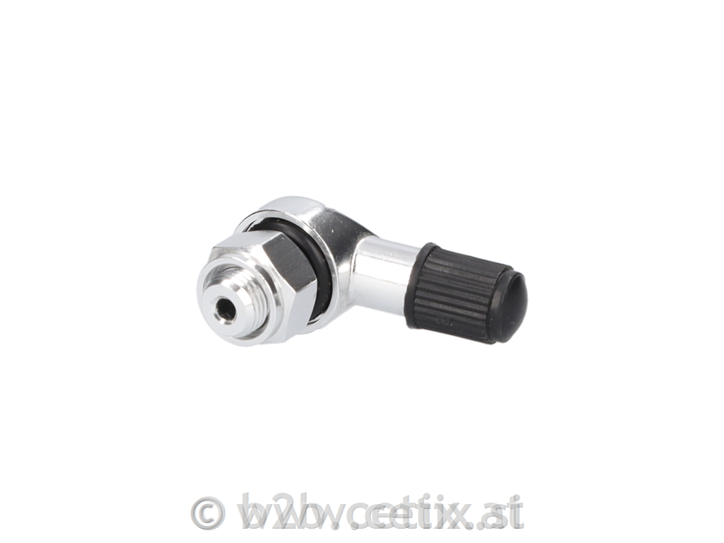 Ventil alu moto srebrni 8,3mm - 25MS