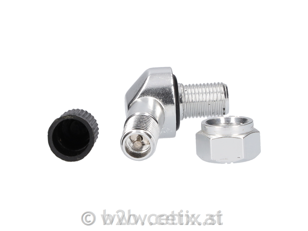 Ventil alu moto srebrni 8,3mm - 25MS