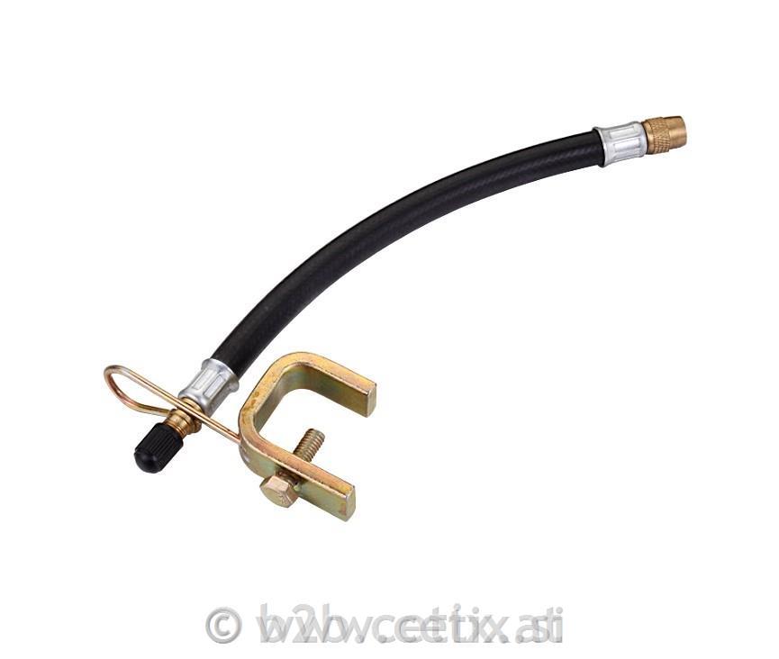 PODALJŠEK GUMI Z NOSILCEM - 210mm SCHRADER (za tovorne ventile)