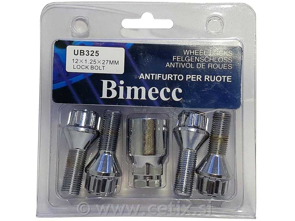 VARNOSTNI VIJAKI - M12x1.25 (27mm) UB325