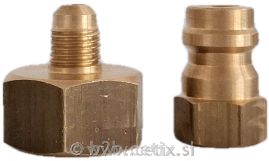 Reducir za priklop jeklenke R134a