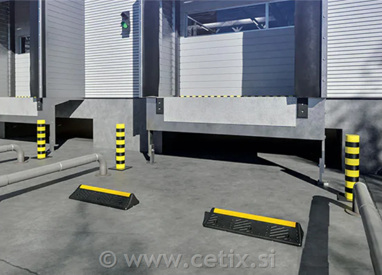 Parkirni omejevalec za kamione in avtobuse